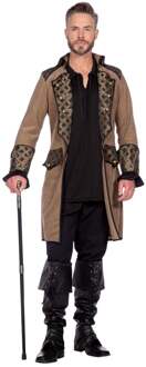 Jas Piraat Taupe Luxe Bruin - Kastanje