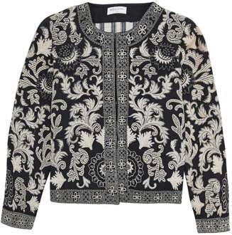 Jasje met borduursels Balani  zwart - L,