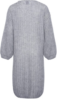 Jasmin gebreide jurk in lichtgrijs