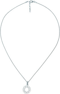 'Jasmine' Dames 925 Sterling Zilveren Ketting met Hanger - Zilver ZH-7076