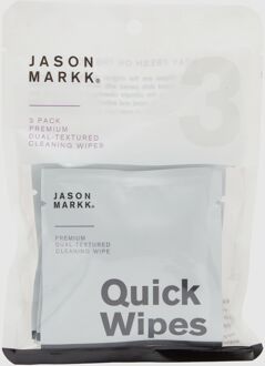 jason Markk Quick Wipes 3 Pack, wit - One Size
