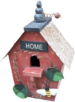 Jaulas Para Pájaros Houten Vogel Huis Nestkastje Vogelkooi Opknoping Nesten Huis Tuin Decoratie Vogelhuisjes For A Buiten