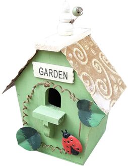 Jaulas Para Pájaros Houten Vogel Huis Nestkastje Vogelkooi Opknoping Nesten Huis Tuin Decoratie Vogelhuisjes For A Buiten