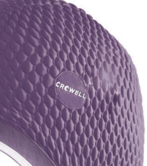 Java bubble zwemcap lang haar Paars - One size