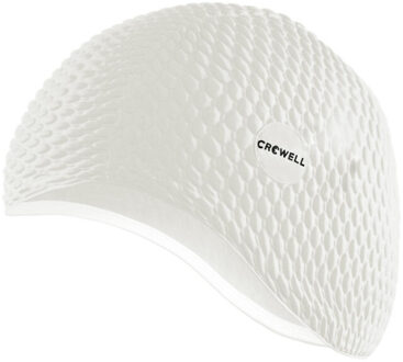Java bubble zwemcap lang haar Wit - One size