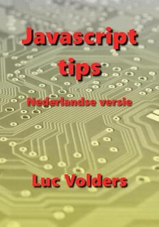 Javascript Tips - Luc Volders