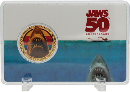 Jaws 50th Anniversary 24k Gold Plated Presentation Coin