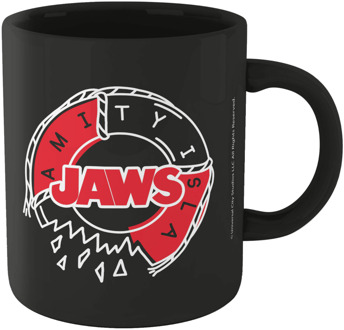 Jaws Amity Island Jaws Of Death Mug - Black