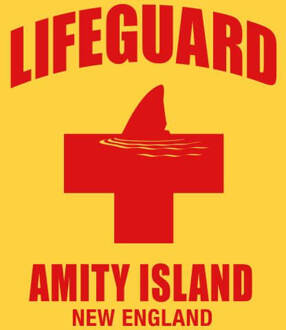 Jaws Amity Island Lifeguard Dames T-shirt - Geel - XXL