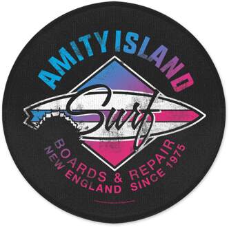 Jaws Amity Island Surf Round Bath Mat