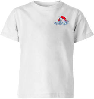 Jaws Bite Me Kids' T-Shirt - White - 122/128 (7-8 jaar) Wit