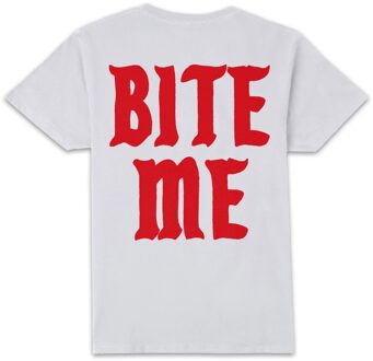 Jaws Bite Me Men's T-Shirt - White - L Wit