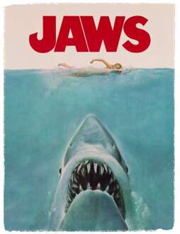 Jaws Classic Poster Sweatshirt - White - S