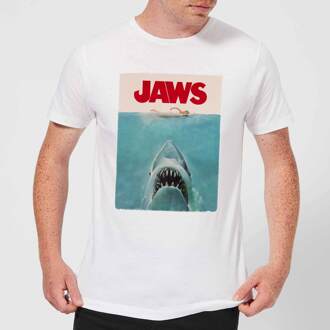 Jaws Classic Poster T-shirt - Wit - S
