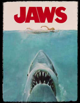 Jaws Classic Poster Trui - Zwart - S