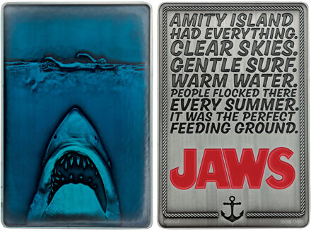 Jaws Ingot 50th Anniversary Poster Limited Edition