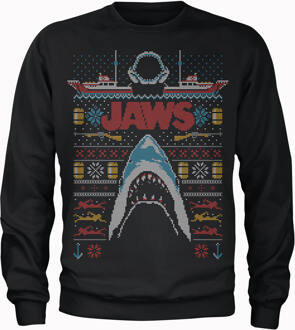 Jaws Kersttrui - Zwart - XL