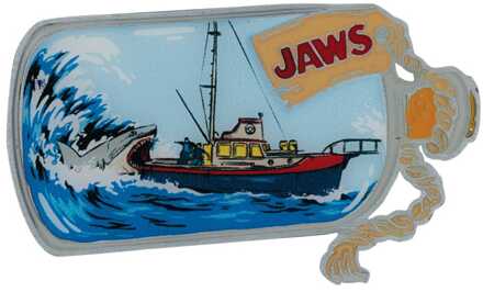 Jaws Pin Badge 50th Anniversary Ship in Bottle