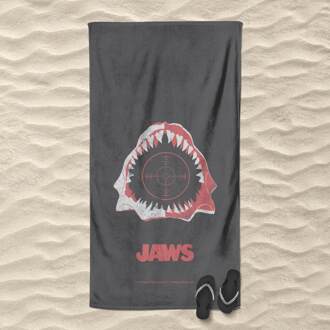 Jaws Print Beach Towel