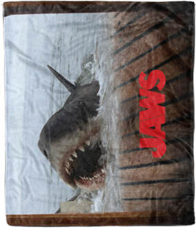 Jaws Shark Scene Fleece Blanket - L
