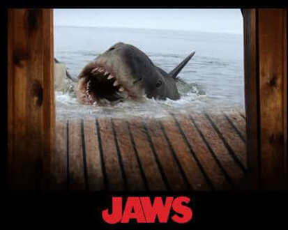 Jaws Shark Scene Hoodie - Black - L Meerdere kleuren