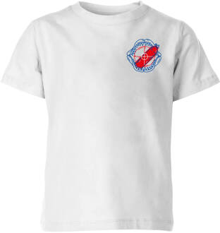 Jaws Smile Kids' T-Shirt - White - 122/128 (7-8 jaar) Wit - M