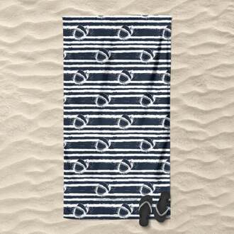 Jaws Stripes Beach Towel