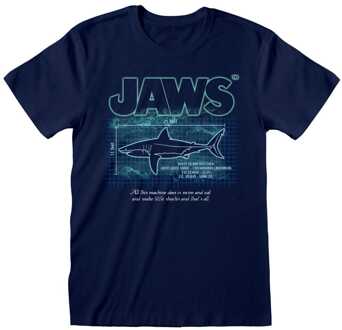 Jaws T-Shirt Great White Info Size L