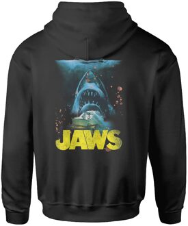 Jaws Under The Surface Hoodie - Black - S - Zwart