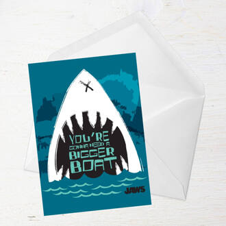 Jaws You're Gonna Need A Bigger Boat Greetings Card - Standard Card