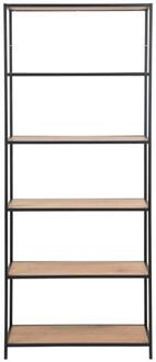 Jaxon Boekenkast Bruin, Zwart