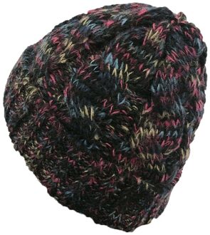 JAYCOSIN Hoed Vrouwen Winter Warm Gebreide Mode Casual Multicolor Outdoor Stapelen Hoeden Haak Knit Beanie Lady Mutsen Cap #45 zwart
