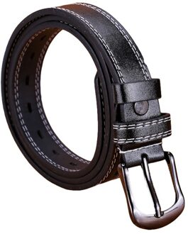 Jaycosin Vrouwen Skinny Taille Riem Decoratie Stijlvolle Accessoires Leisure Dunne Embossing Lederen Gesp Smalle Tailleband wit