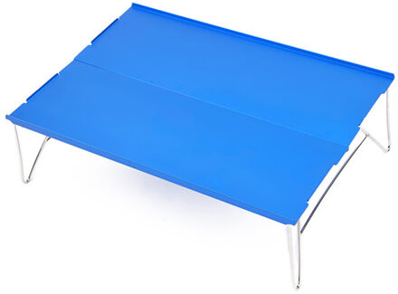 JayCreer Portable Camping Fishing Table Ultralight Folding Picnic Dining Table Laptop Table Notebook Desk Table blauw