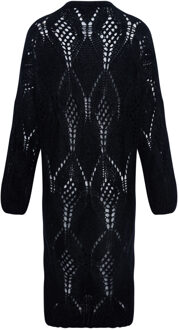 Jayda gebreide cardigan in zwart - XS/S