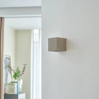 Jayden wandlamp in hoekige vorm grijs