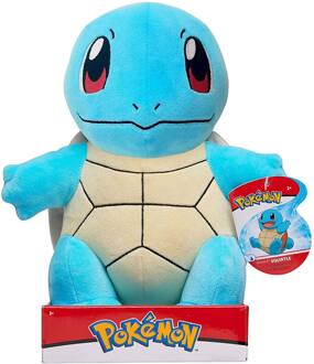 Jazwares knuffel Squirtle junior 30 cm pluche aqua Blauw