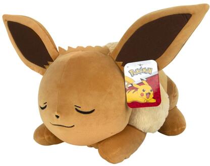 Jazwares Pokémon Plush Figure Eevee sleeping 45 cm