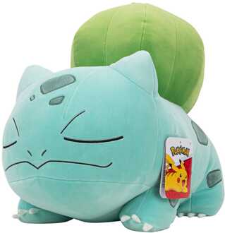 Jazwares Pokémon Plush Figure Sleeping Bulbasaur 45 cm