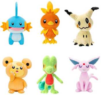 Jazwares Pokémon Plush Figure Version 22 20 cm Assortment (6)