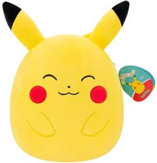 Jazwares Pokémon Squishmallows Plush Figure Happy Pikachu 25 cm