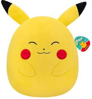 Jazwares Pokémon Squishmallows Plush Figure Happy Pikachu 35 cm