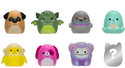 Jazwares Squishmallows Squish-a-longs minifigures Set of 8 Series 2 Style 1 2,5 cm