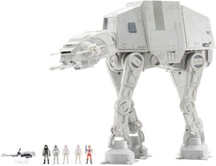 Jazwares Star Wars Micro Galaxy Squadron Feature Vehicle with Figures Assault Class AT-AT 24 cm