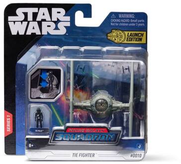 Jazwares Star Wars Micro Galaxy Squadron Vehicle with Figure TIE Fighter 7,5 cm