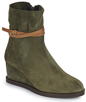 JB MARTIN Enkellaarzen JB Martin LOUISA" Groen - 36,37,38,39,40,41