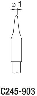 JBC C245903 741 lead free soldering iron bits C245741 with T245-A welding handle
