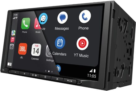 JBL Legend 700D - Autoradio met Bluetooth - 2 DIN - 7â Touchscreen - Apple CarPlay - Android Auto - Nieuwjaarsknaller