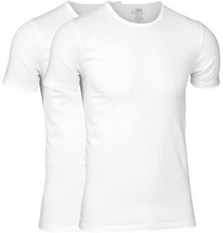 JBS 2 stuks Bamboo Crew Neck T-shirt Zwart,Wit - Small,Medium,Large,X-Large,XX-Large,3XL