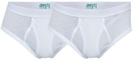 JBS 2 stuks Organic Cotton Brief * Actie * Zwart,Wit - Small,Medium,Large,X-Large,XX-Large,3XL